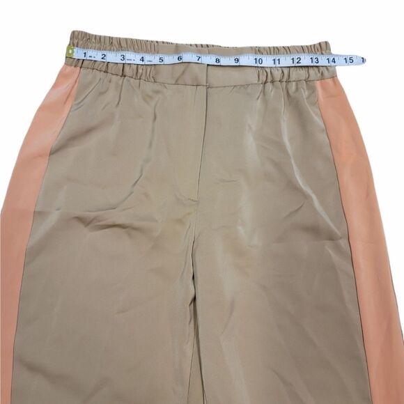 Nwot Colorblock Elastic waist  Wide Leg Pants/Joggers - Picture 4 of 9